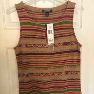 Ralph Lauren Sleeveless Sweater - New